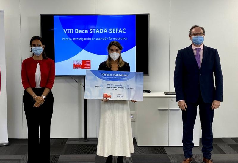 Un trabajo sobre dispensación excepcional en farmacia comunitaria, ganador de la VIII beca STADA-SEFAC de investigación en AF