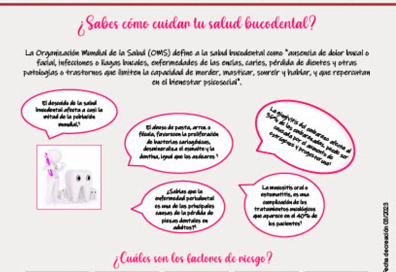 Infografía: salud bucodental